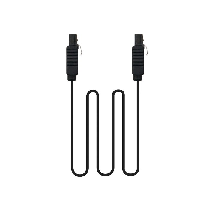 Nanocable Cable de Datos SATA III 6G con Anclajes, 0.5m, Negro